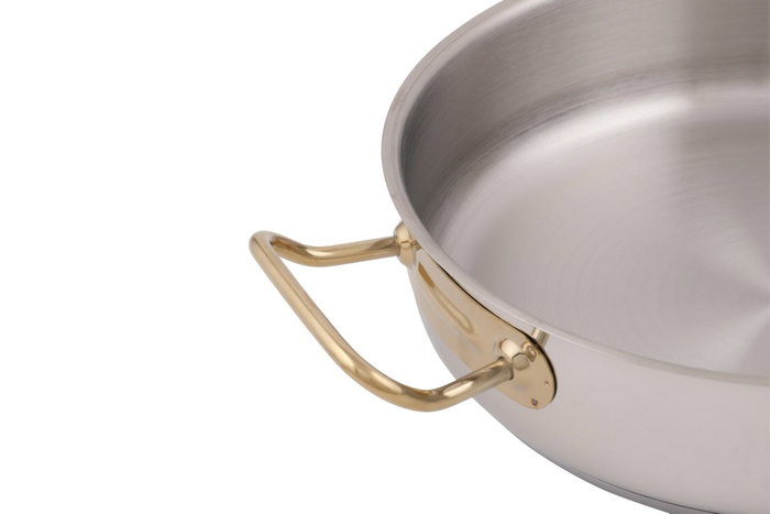 Hermia Juego de Ollas Acero Inoxidable 26x26x8 cm Capacidad 3.4 Litros Cocina Elegante y Duradera